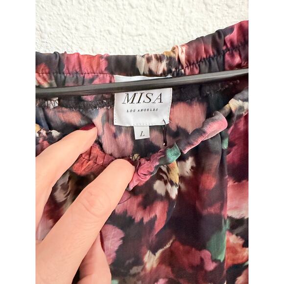 Misa Los Angeles Maxi Floral Tiered Skirt - Picture 4 of 5